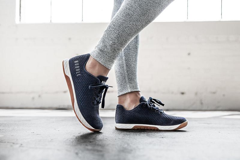 Navy Nobull Suede Women's Trainers | CA D1935F